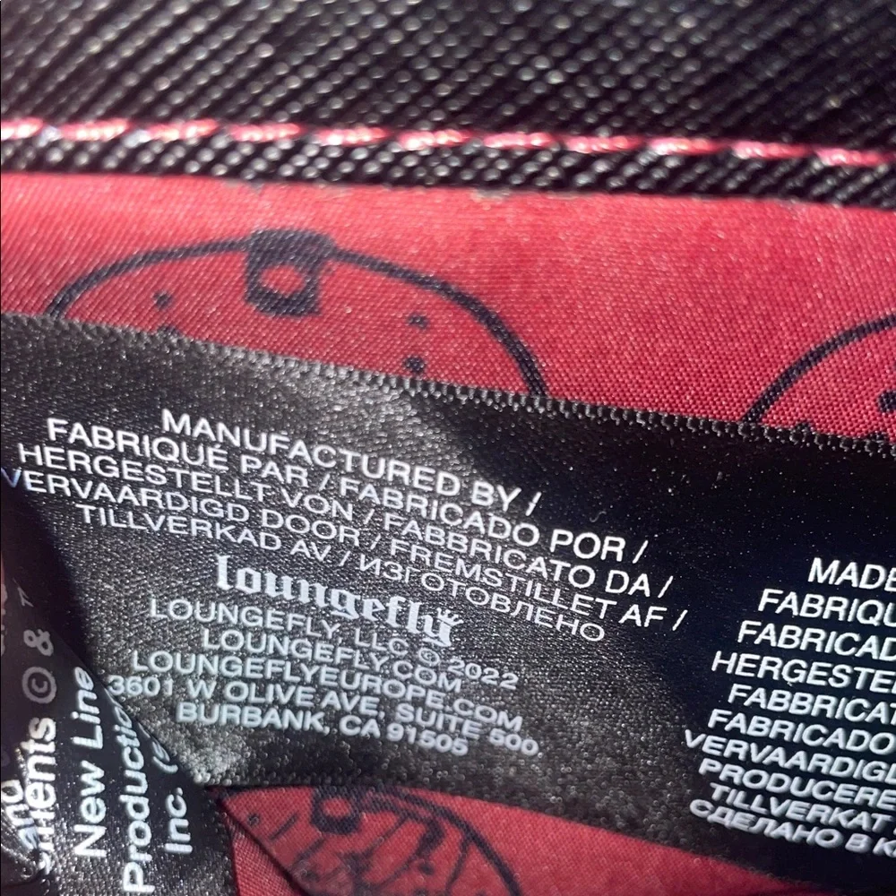 Loungefly Red and Black Friday the 13th Wallet - Picture 6 of 6